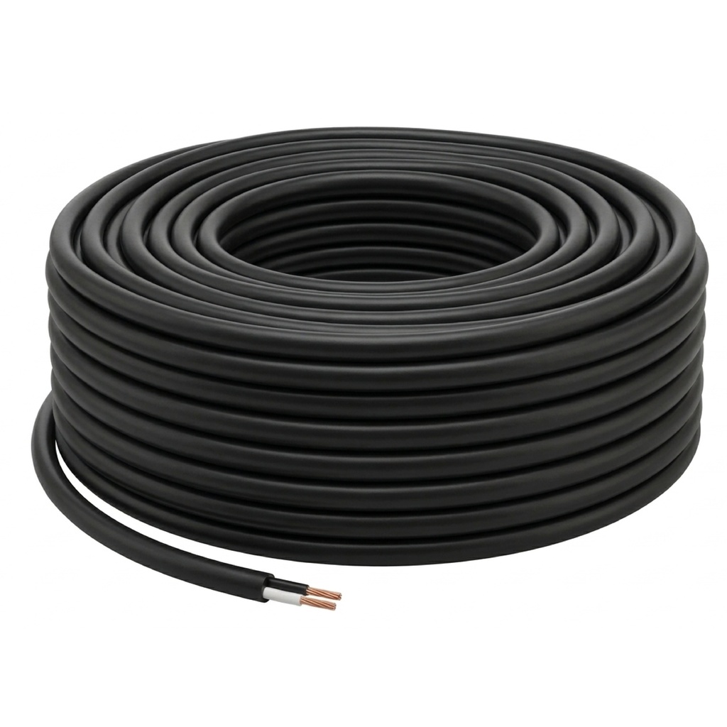CABLE FLEX. ST 2X Cu AISL PVC 105°C / CUB PVC 75°C 600V